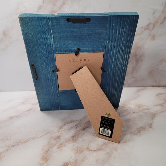 Azzure Home Blue Rustic Distressed Picture Frames - Picture 7 of 9
